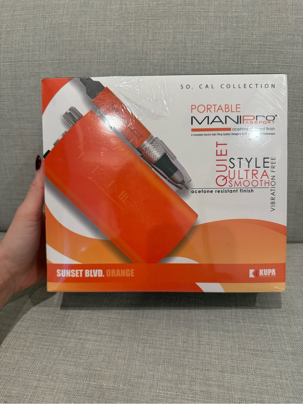 MANIPRO Portable MANIProPassport - Sunset BLVD Orange